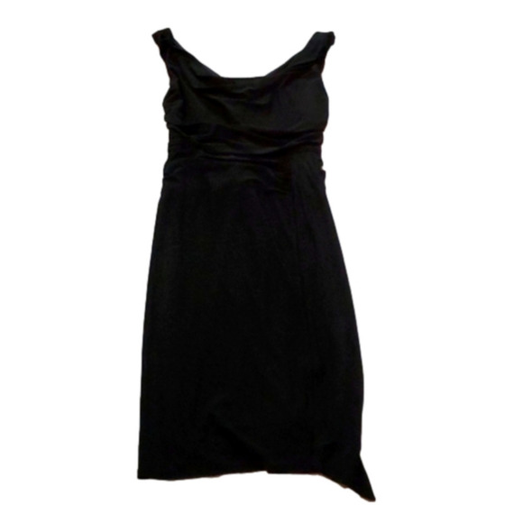 🖤👗Frank Lyman Black Ruched Maxi Bodycon Evening dress👗🖤 - Picture 1 of 11